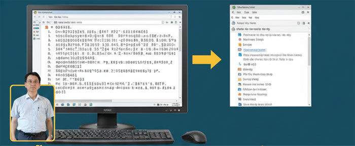 Mình thay đổi Font chữ và bảng mã cũ